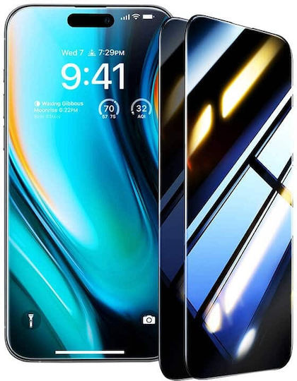 Torras Privacy Tempered Glass (iPhone 15 Plus / 16 Plus)