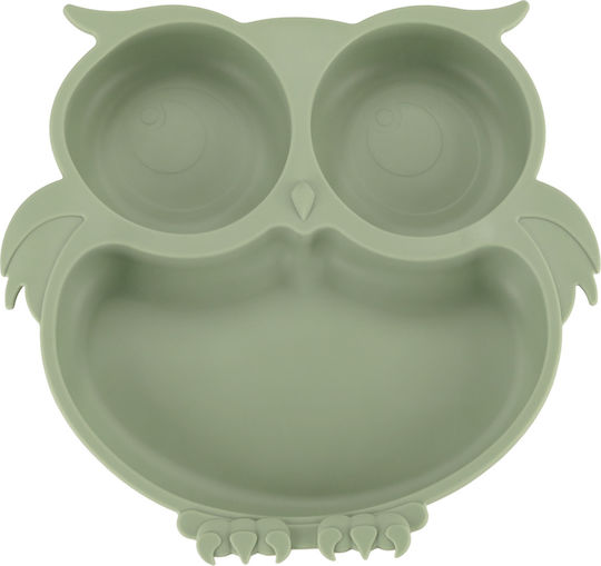 ikonka Feeding Set made of Silicone Green 6pcs
