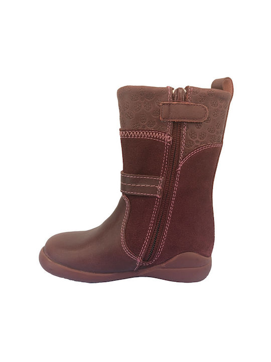 Biomecanics Kids Leather Boots Burgundy