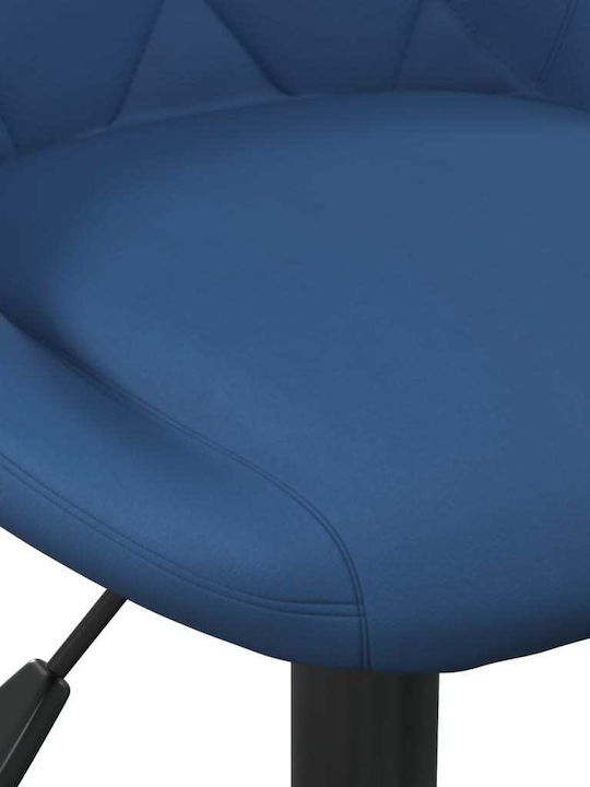 Rotating Chair Visitor in Blue Color 46x44x62cm 6pcs
