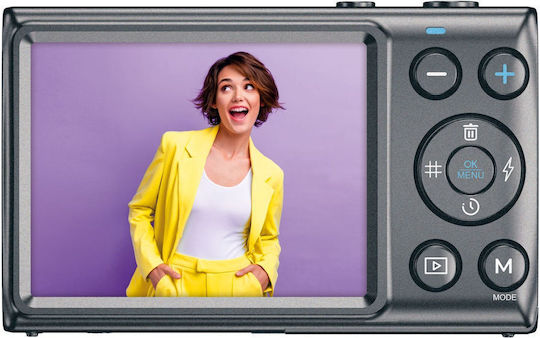 EasyPix V48 Compact Φωτογραφική Μηχανή Γκρι