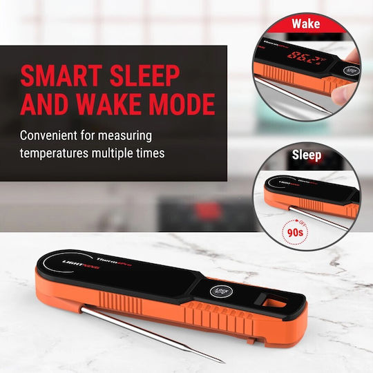 Thermo Pro TP-622 Дигитален Термометър за храна БАРБЕКЮ с игла Orange