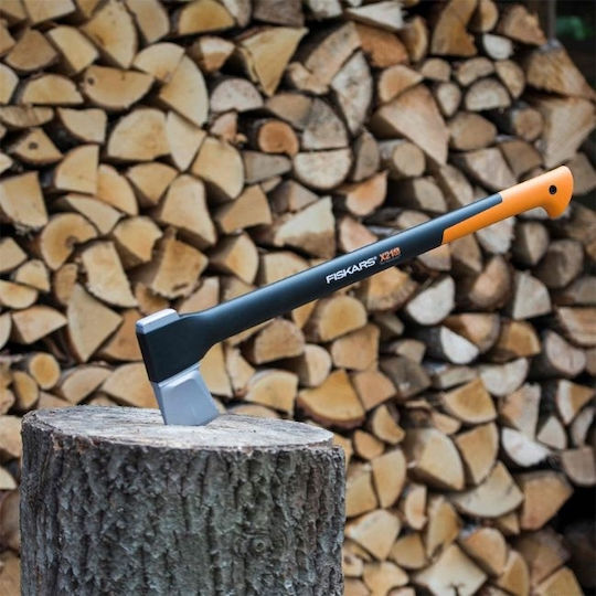 Fiskars X21 Topor De Împărțire Lung De 70.9cm Și Greutate De 1.6kg Cu Mâner Din Fibra De Sticlă