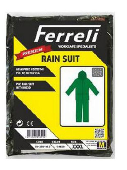Ferreli Waterproof Jacket Work Green