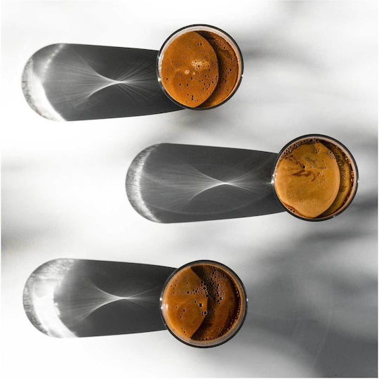Πίνακας Three Coffee Cups Shadows Τρία Φλιτζάνια Καφέ Σκιές 100x100
