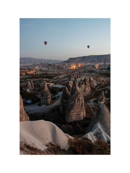 Tabloul Baloane deasupra Cappadociei la răsărit 100x150