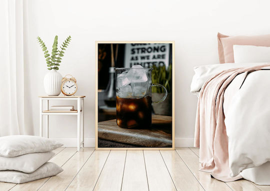 Πίνακας Iced Coffee Glass Παγωμένο Ποτήρι Καφέ 80x120
