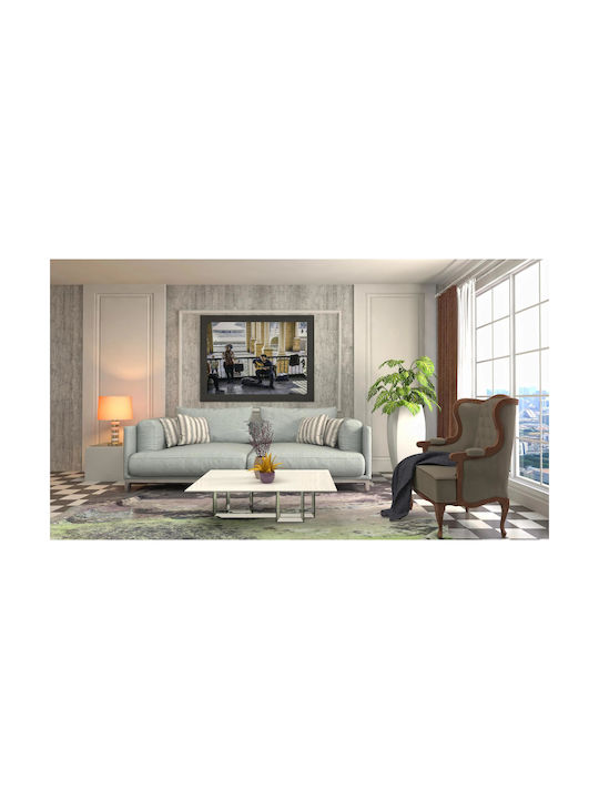 Painting A Musician In Arched Pavilion 120x80