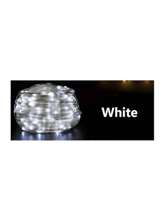 400 Luminite LED 50m. Alb rece tip Șir 1buc 400 Luminite LED 50m. Alb rece tip Șir 1buc