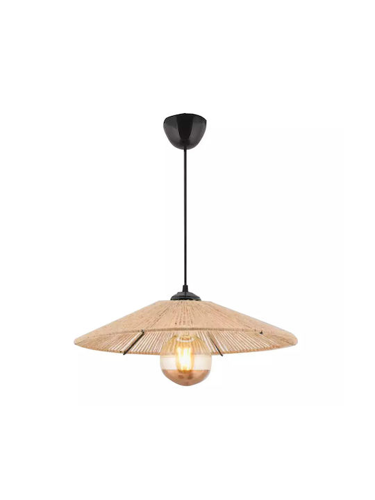 Klikareto Pendant Light with Rope for Socket E27 40x40cm