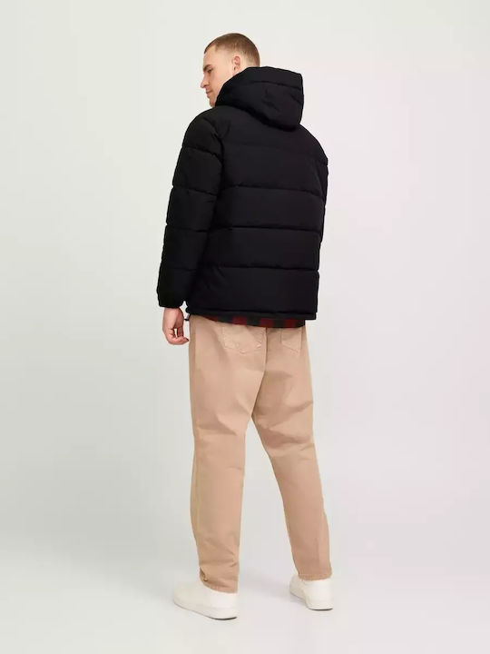 Jack & Jones Winter Jacket Puffer Windproof Black