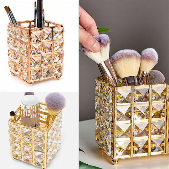 Luxorise Goldene Kosmetikorganisationsbasis