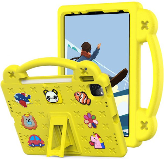 Παιδική Θήκη Ipad 10.9 2022 10 Gen Cute Patterns Βάση Κίτρινη