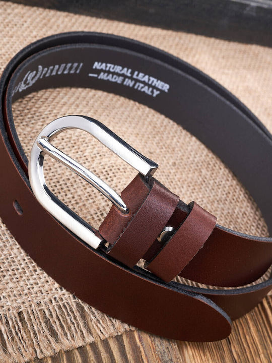 Leather Women's Belt Brown