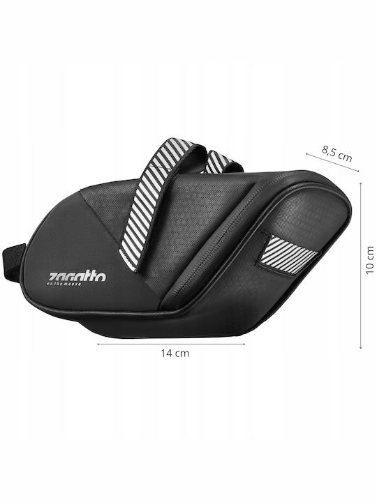 Zagatto ZG899 Bicycle Saddle Bag Black