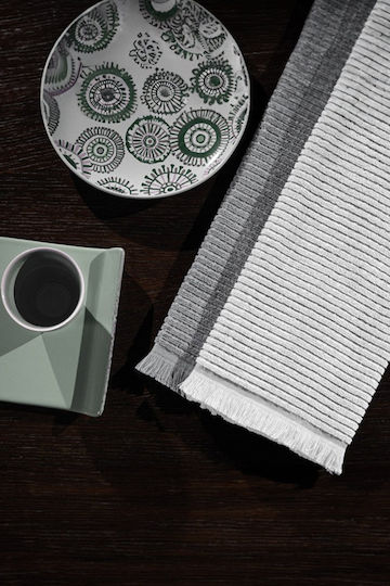 Guy Laroche Tissus Kitchen Towel From 100% Cotton Silver 40x60cm 2 Pieces