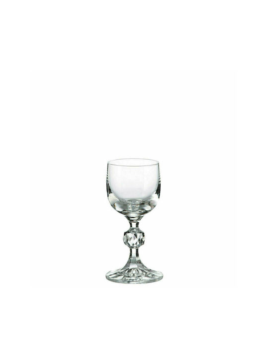 Bohemia Sterna Set of Glasses Liqueur/Ouzo made of Crystal Stemmed 50ml 0414950 6pcs