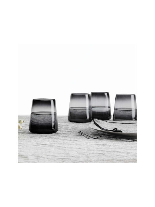 Atmosphera Set of Glasses Water made of Glass in Gray Color 6pcs