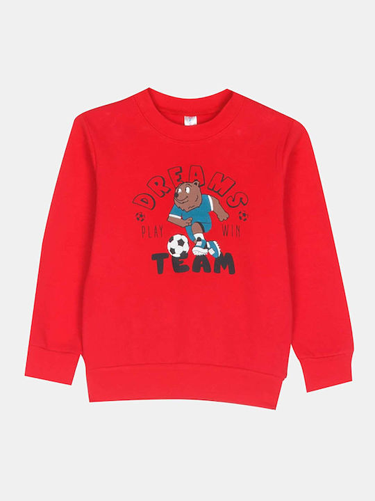 Dreams by Joyce Kinder Schlafanzug Winterlich Baumwoll red