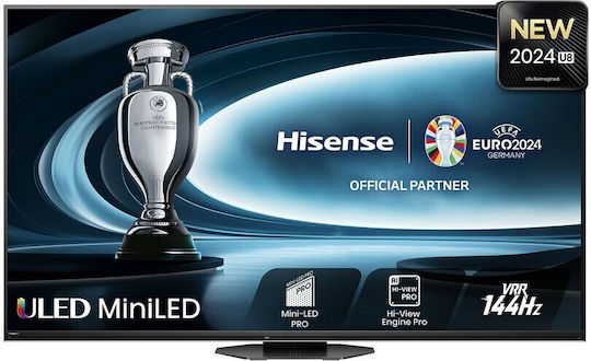 Hisense Smart Τηλεόραση 75" 4K UHD Mini LED U8N HDR (2024) 75U8NQ