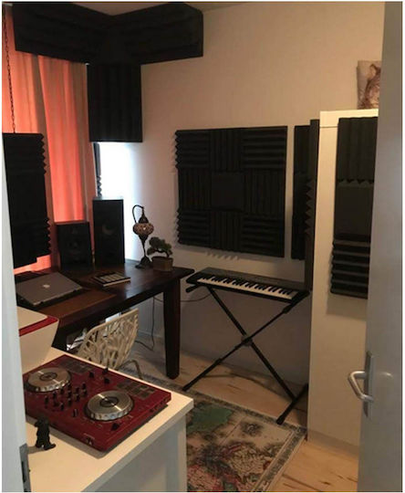 EQ Acoustics Project Corner Cubes Звукопоглъщащ Материал 2 Бройки 30см х 30см х 300мм в Сив Цвят