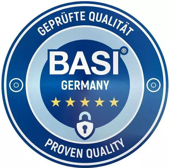 Basi Vhs615w Lacăt Potcoavă Din Oțel Cu Cheie 40mm Negru