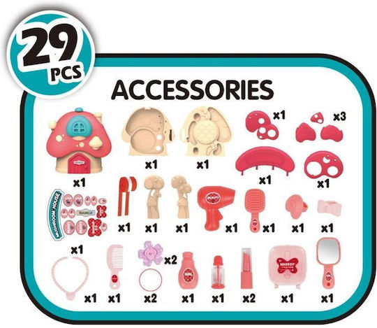 Luna Beauty Pilz-Koffer-Set 29 Teile 622833
