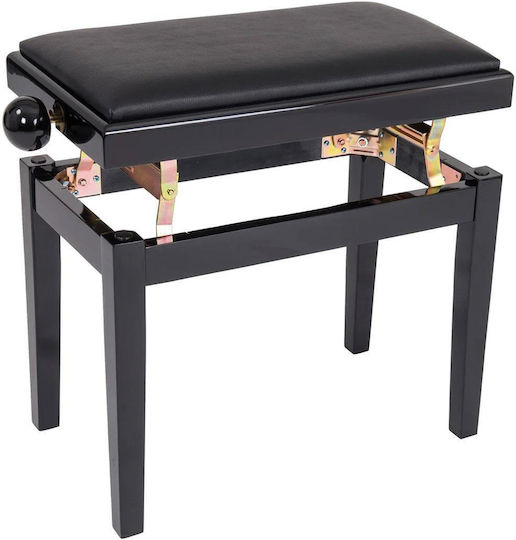 Kinsman KPB-03BK Σκαμπό Πιάνου Ρυθμιζόμενο Μ55.5xΠ35cm