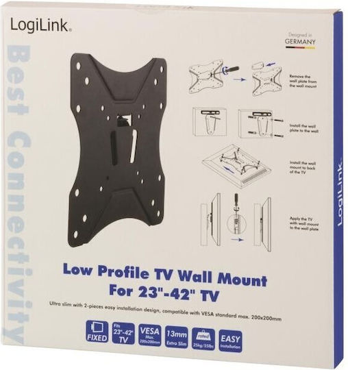 LogiLink BP0004 BP0004 Suport TV de perete până la 42" și 25kg