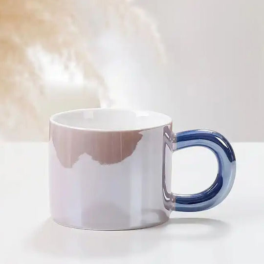 Glossy Ceramic Mug Pufo Tea Coffee 250 Ml Purple