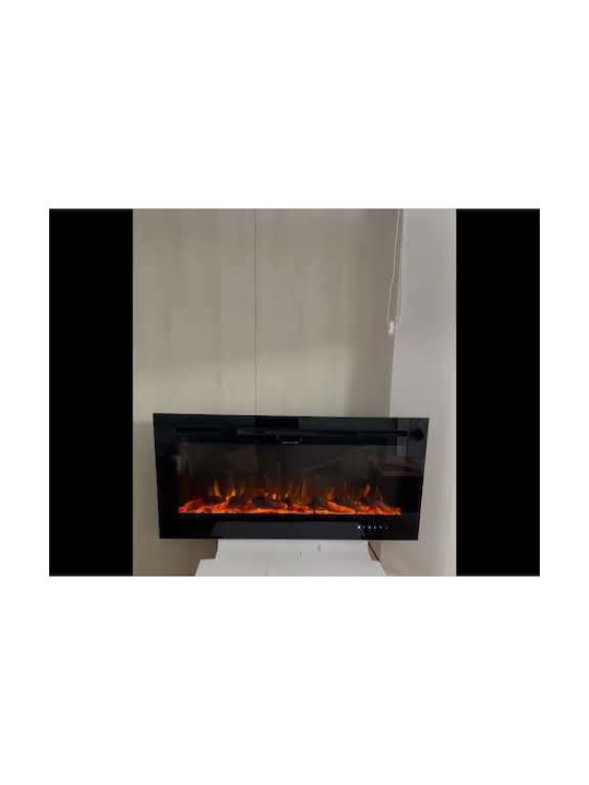 Hitense Стенен Електрическа печка 1600W 152.4x14см Черен
