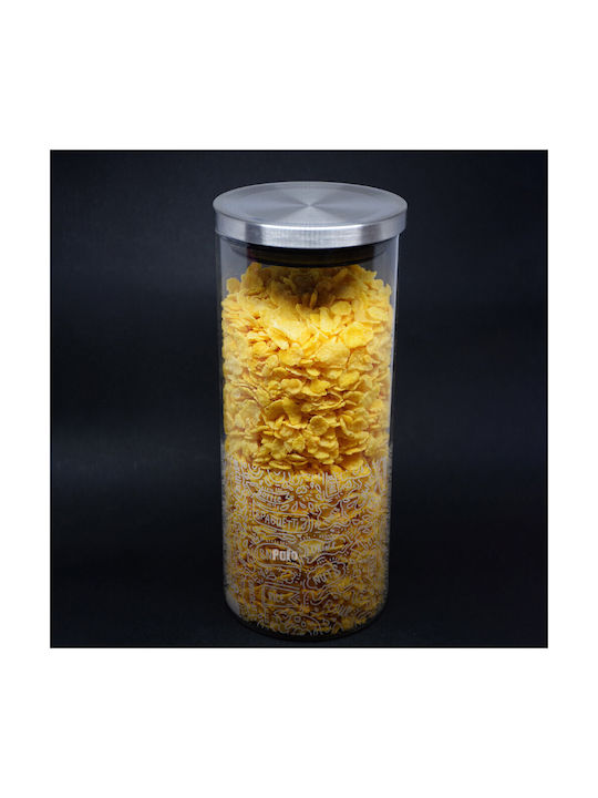Borosilikatglas Lebensmittelglas Pufo Zucker Kaffee Tee Gewürze Luftdichtes Verschluss 1,4 L