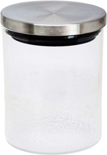 Borosilikatglas Glasvase Pufo Zucker Kaffee Tee Gewürze Luftdichter Verschluss 1 L