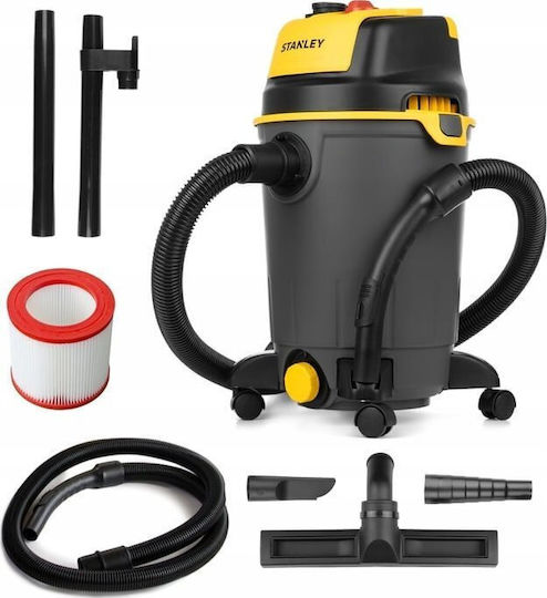 Stanley Σκούπα Υγρών / Στερεών 1200W με Πλαστικό Κάδο 25lt
