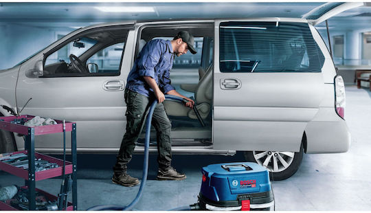 Bosch Gas 12-25 Pl Professional Vacuum Wet / Dry 1250W with Plastic Bin 25lt