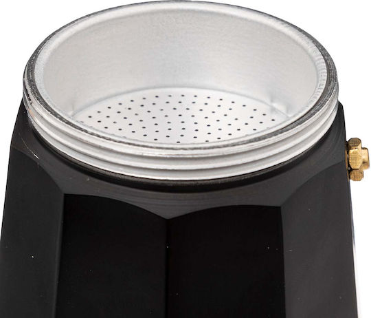 Secret de Gourmet Secret de Gourmet Stovetop Espresso Pot 6 Cups Black