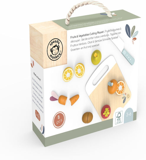 Speedy Monkey Cooking / Kitchen Wooden Toy for 3+ Years