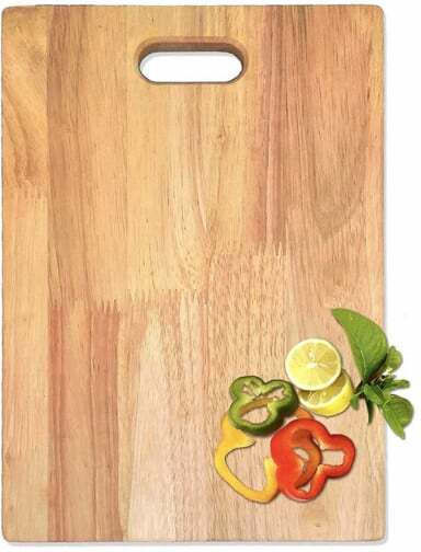 Universal Bambus Holz Küchen Schneidebretter Griff Pufo Braune 36 X 26 Cm