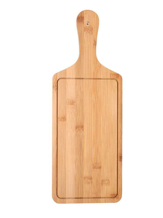 Bamboo Wood Serving Platter Handle Food Appetizers Pizza 34 X 14 Cm Brown Bamboo Wood Serving Platter Handle Food Appetizers Pizza 34 X 14 Cm Brown