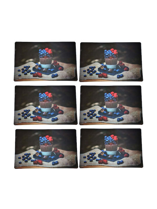 Plate Support Set Serving Meals Pufo Pleasure Dessert Model 6 Pieces