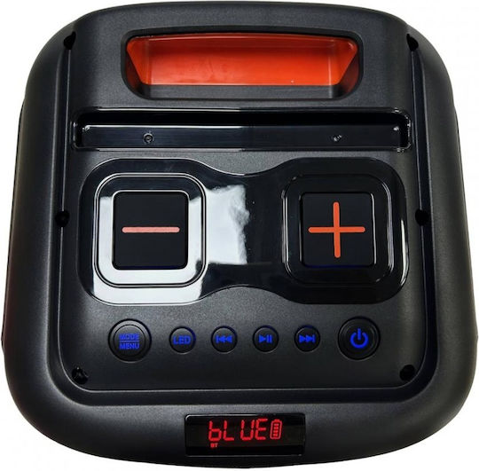 Akai Proffesional Ηχείο Karaoke με Ενσύρματo Μικρόφωνο και Εφέ Φωτισμού Speaker ABTS-V30 Μαύρο