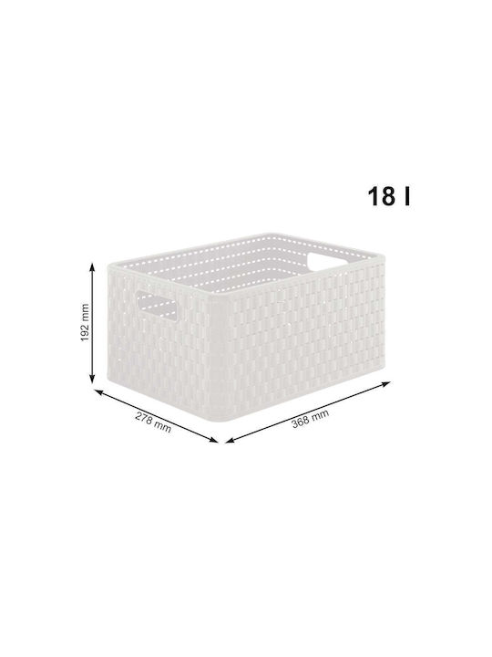Rotho Babydesign Rafturi de baie Raft Baie Plastic cu 3 Rafturi 71.2x32.5x37.5cm Albă