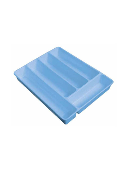 Et Plast Tăvi Pentru Tacâmuri De Sertar Din Plastic 33x25x4cm Albastru