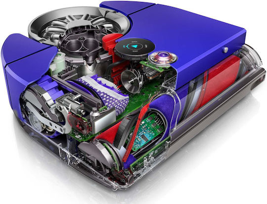 Dyson 360 Vis Nav Vinci Прахосмукачка Робот с Оптична Картографиране и Всмукателна Мощност 22000Pa Лилава