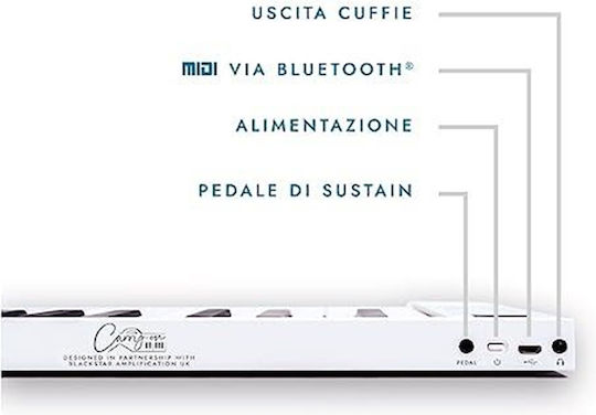 Blackstar Keybaord Carry-On cu 49 Taste Alb