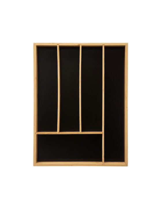 Tăvi Pentru Tacâmuri De Sertar Din Lemn 36x25.5cm Maro