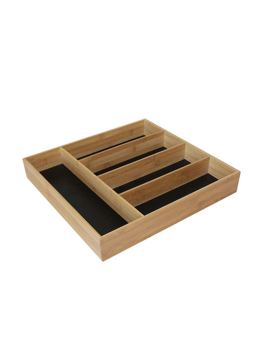 Tăvi Pentru Tacâmuri De Sertar Din Lemn 36x25.5cm Maro