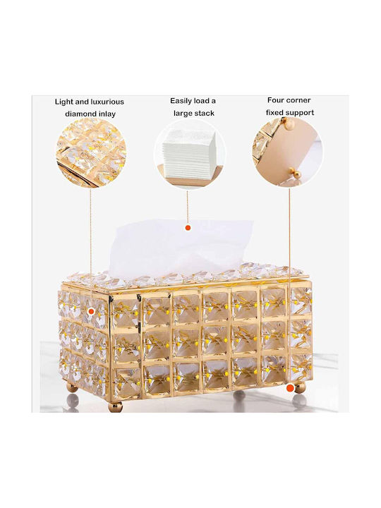 Serviettenhalter Gold 20x12cm