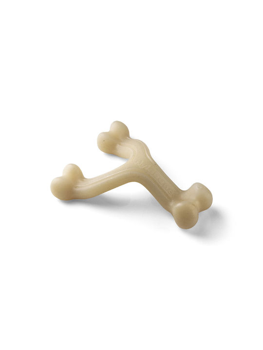 Nylabone Bone Toy for Dogs with Flavor Chicken Beige