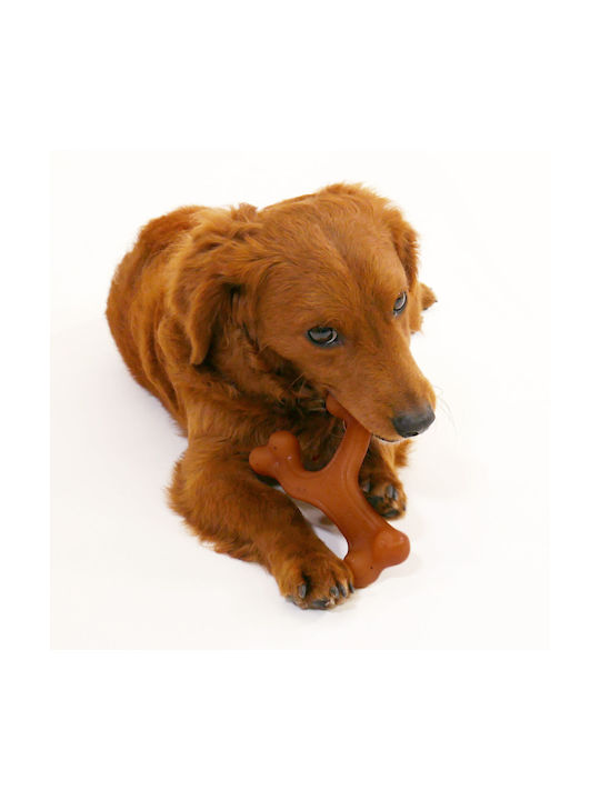 Nylabone Bone Toy Dog Chewable with Flavor Bacon Small Brown 1pcs